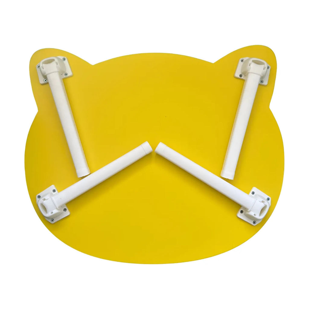 Mesa Plegable de Actividades y Juegos Bebés Gato Amarillo