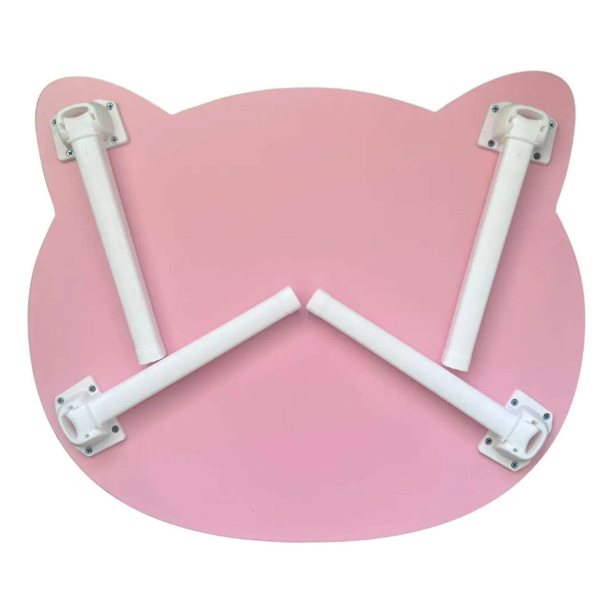 Mesa Plegable de Actividades y Juegos Bebés Gato Rosa