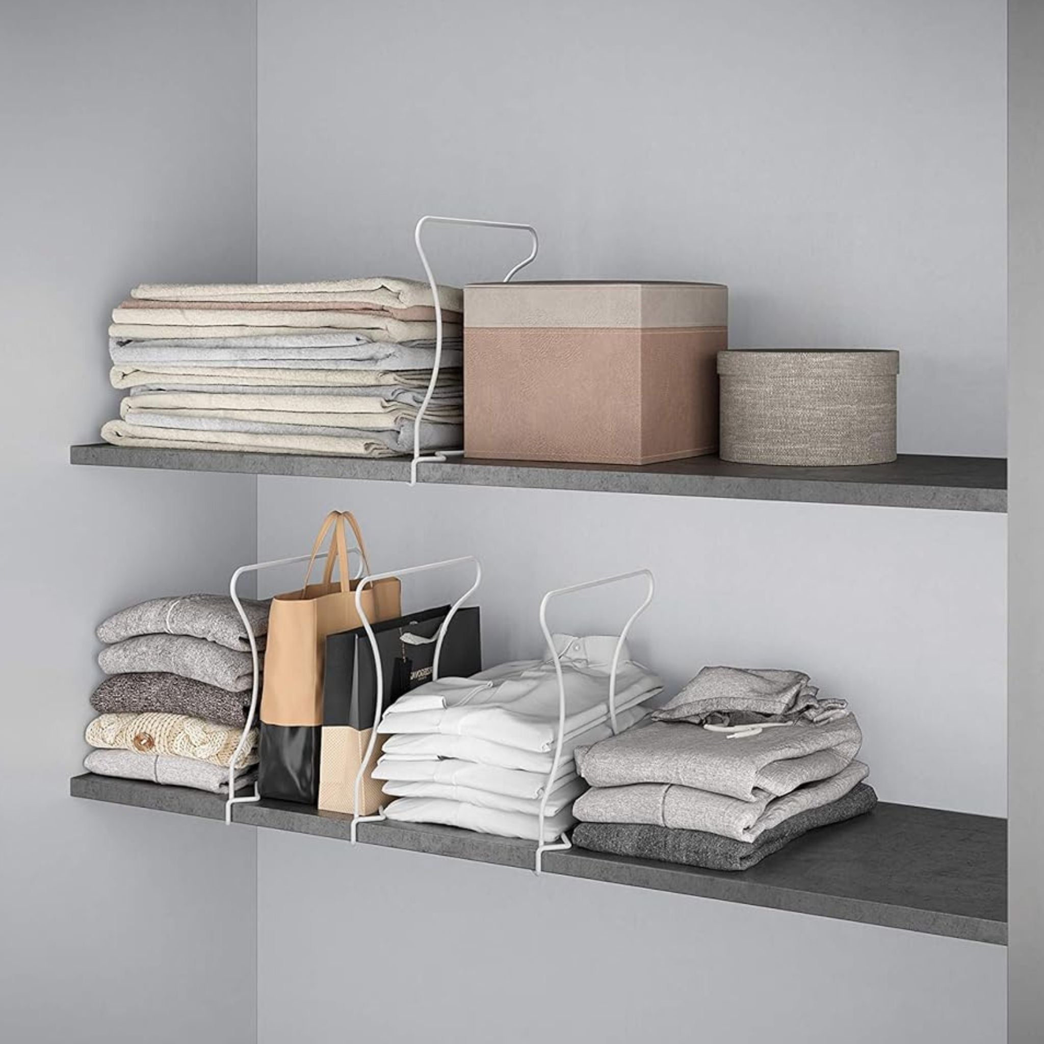 Set 2 Divisores Repisas y Closet Wally Metaltex