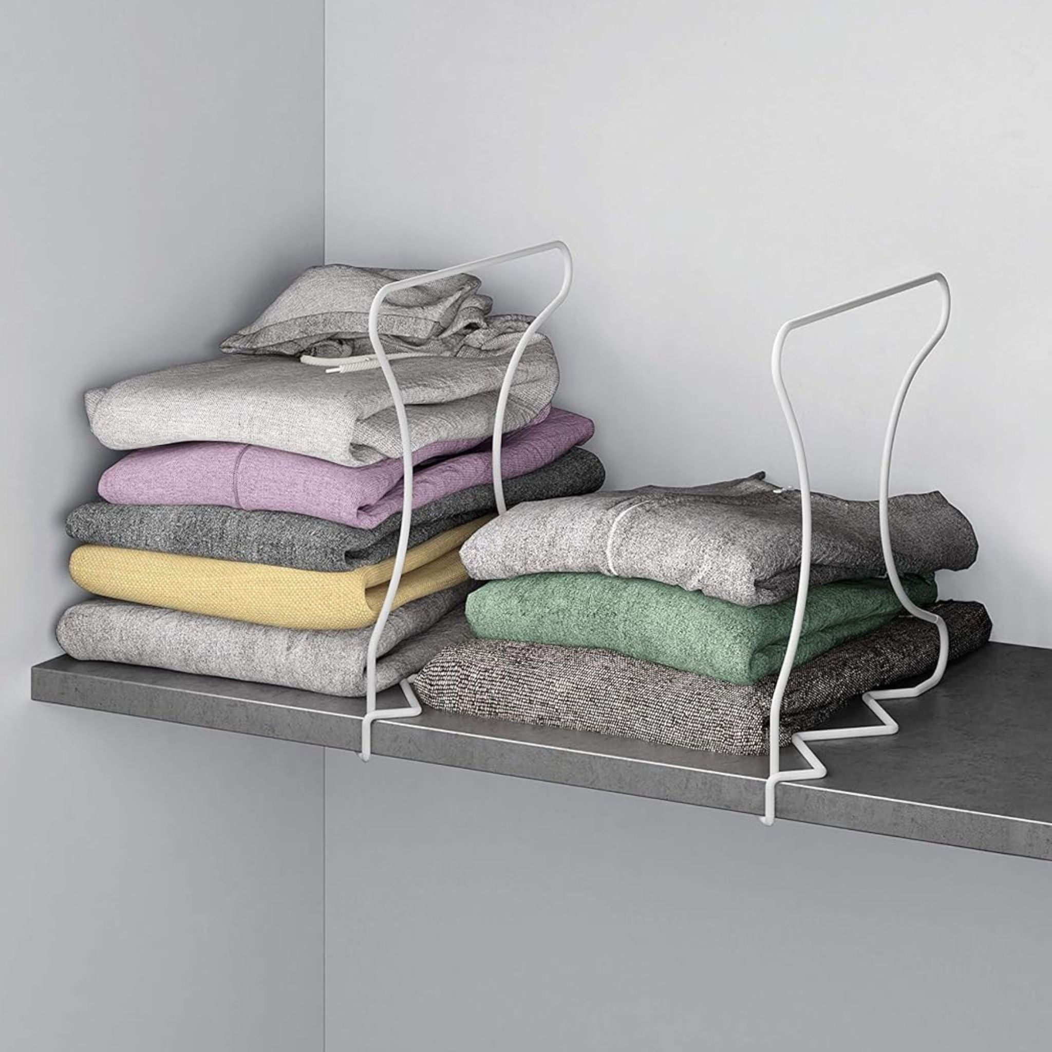 Set 2 Divisores Repisas y Closet Wally Metaltex