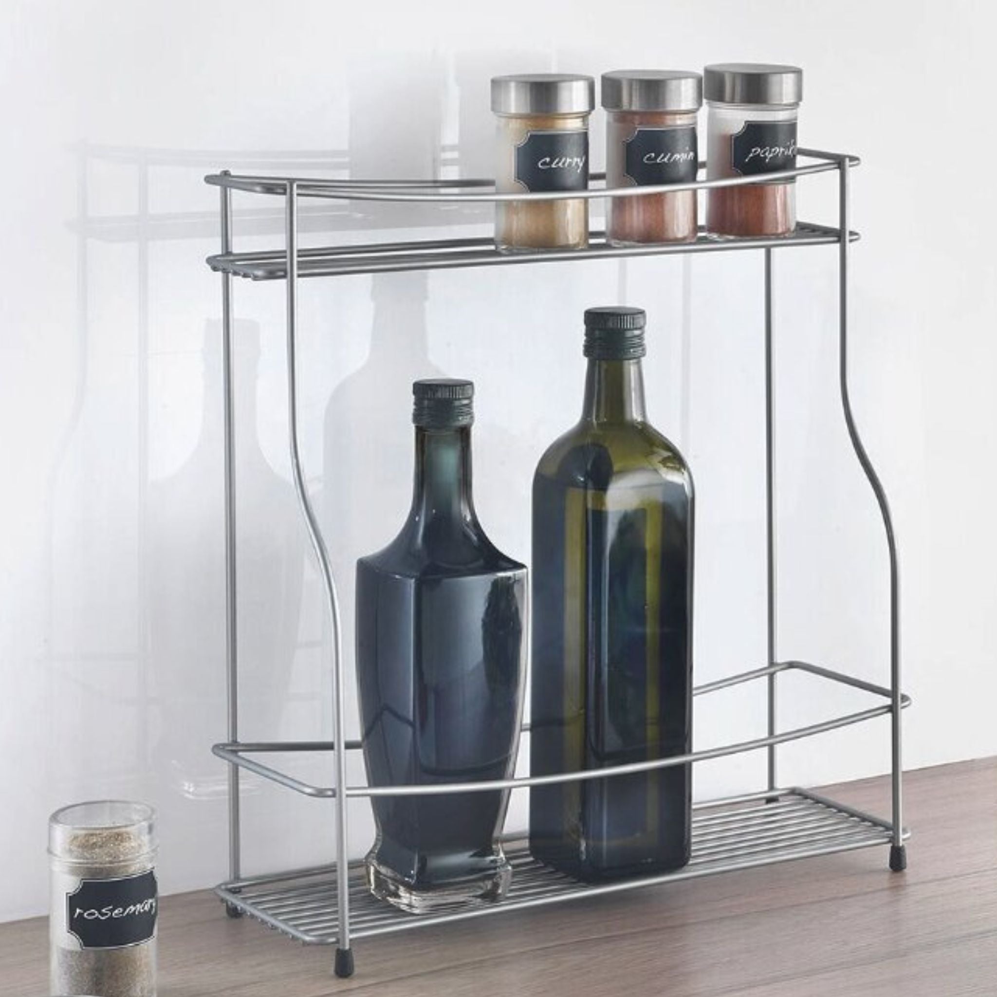 Estante 2 niveles Aceites y Condimentos Balsámico Metaltex