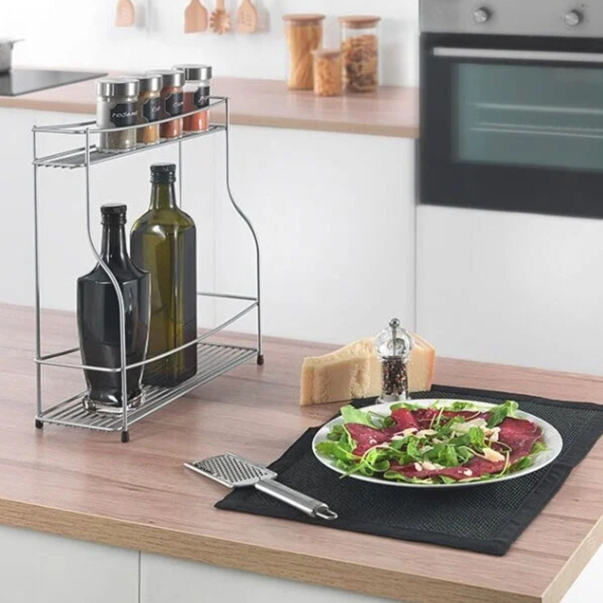 Estante 2 niveles Aceites y Condimentos Balsámico Metaltex