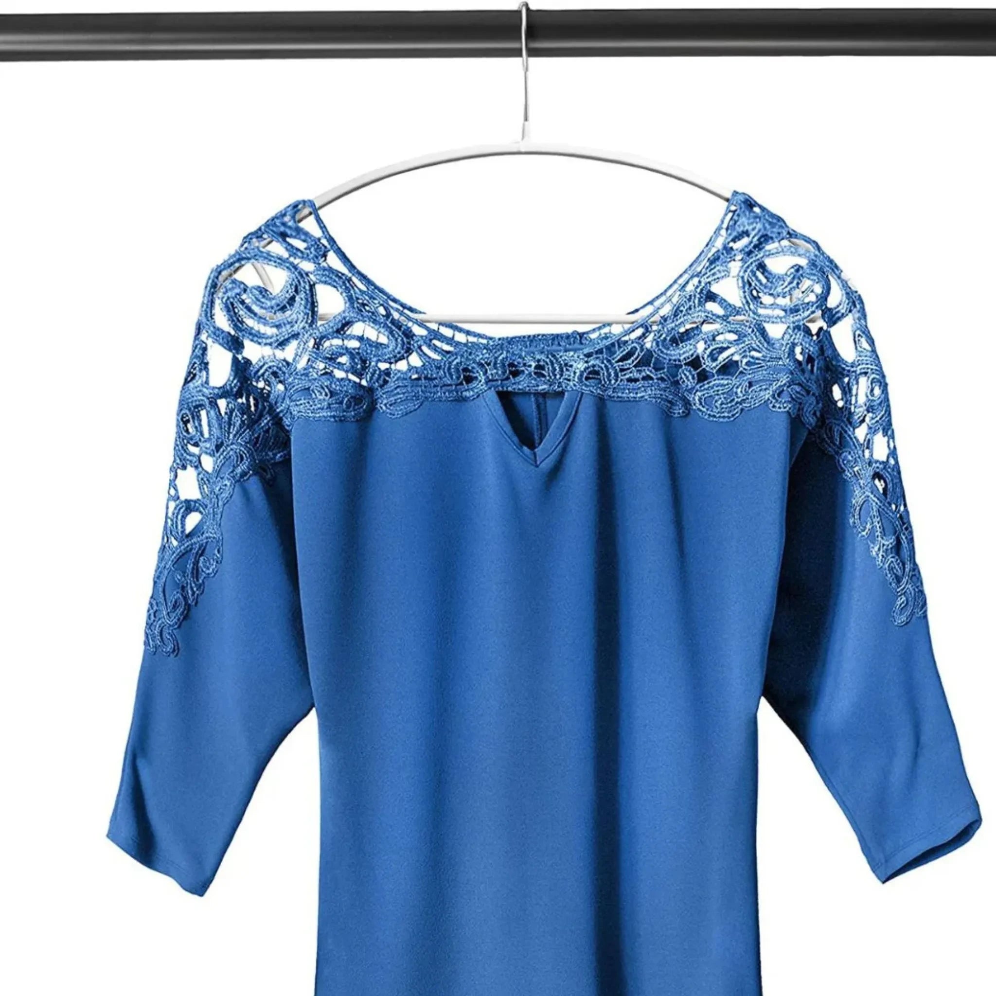 Set de 5 Colgadores Para Ropa Con Barra, 36 cm en forma de U