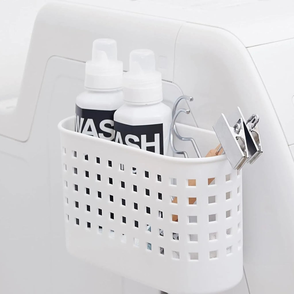 Canasto Magnético Mini para Lavadora y Refrigerador Blanco