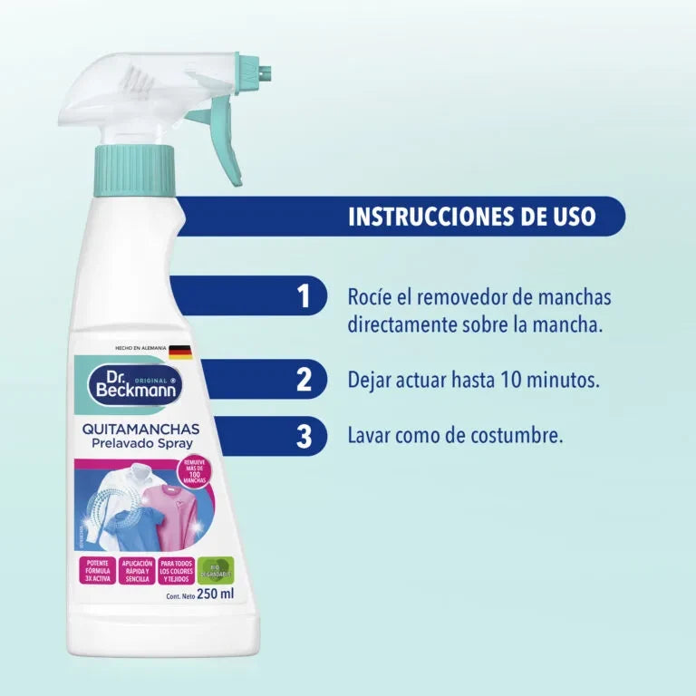 Quitamanchas Prelavado en Spray 250ml