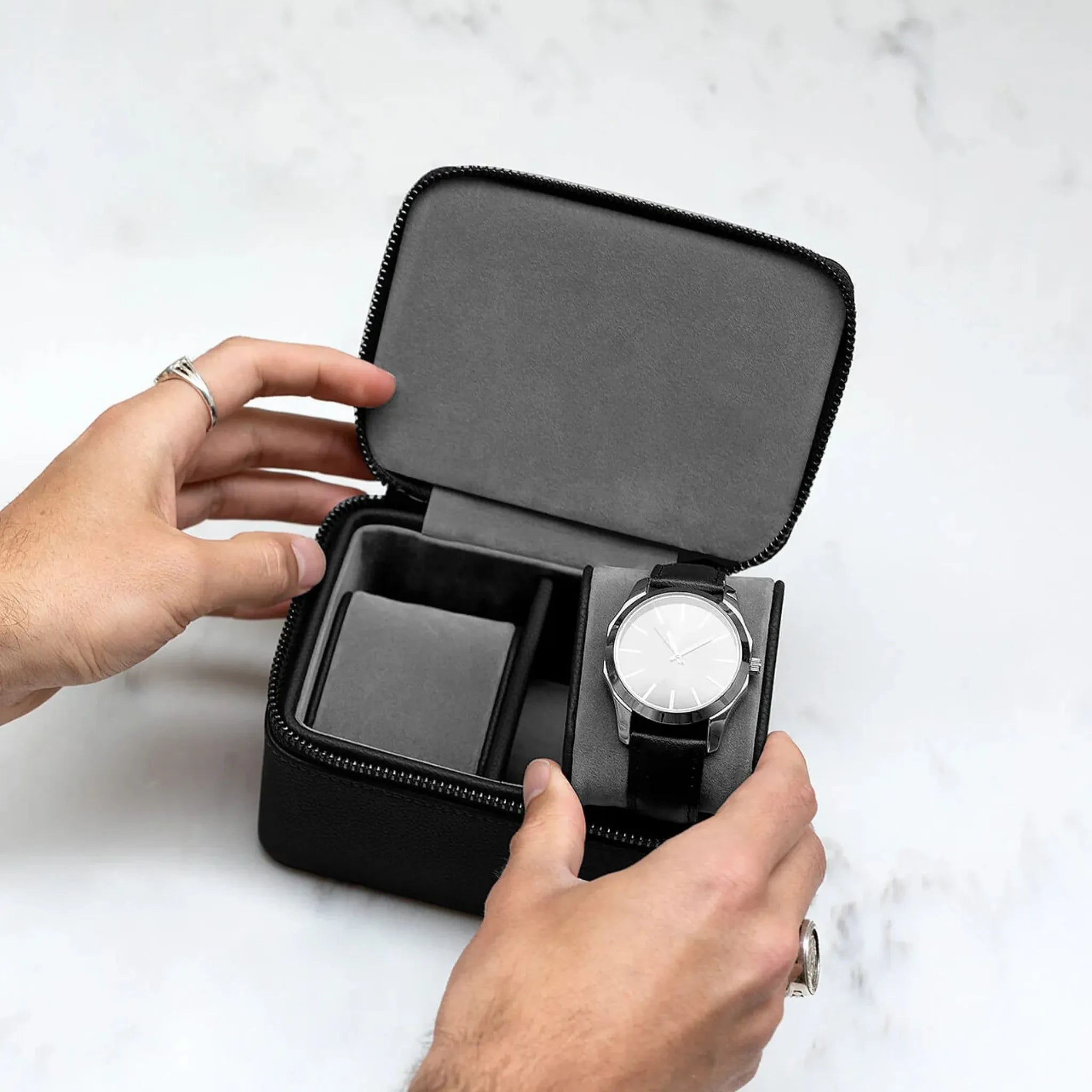 Caja Organizadora para 2 Relojes Stackers