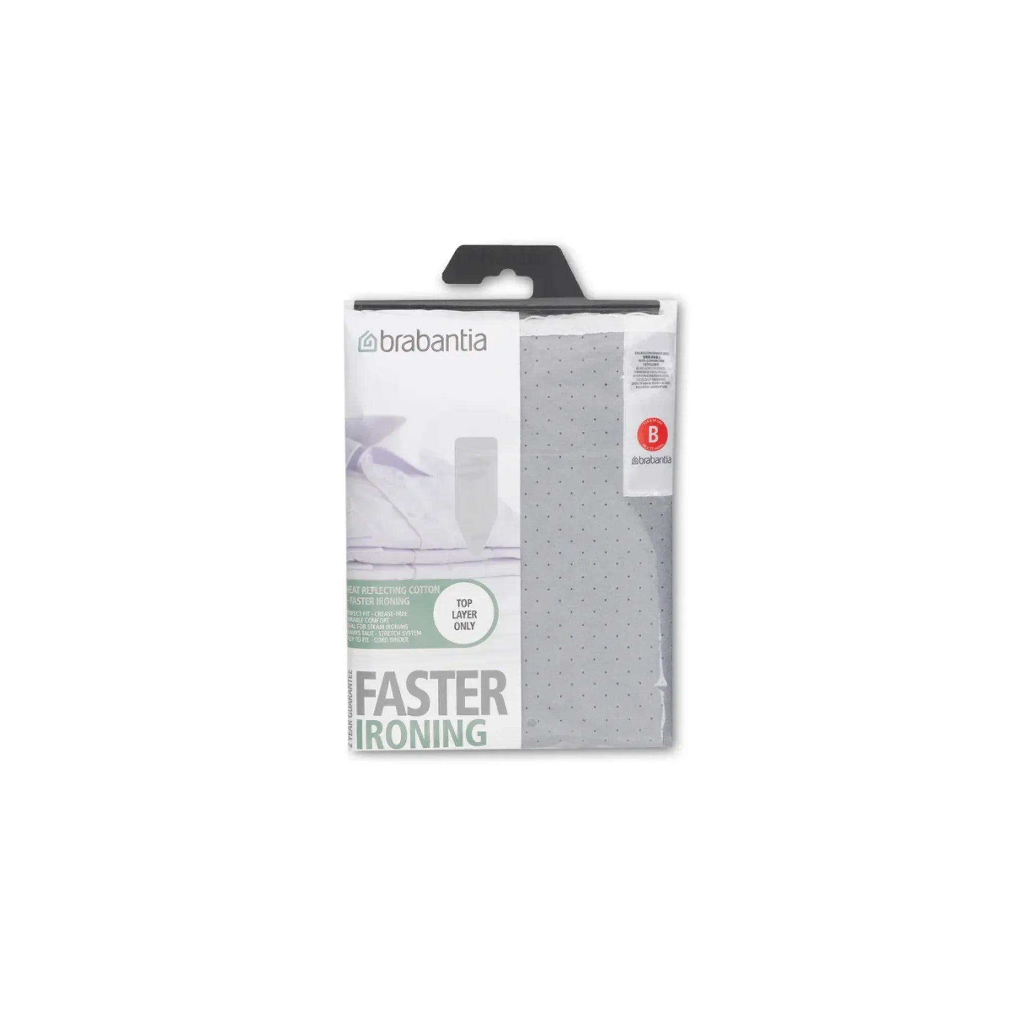 Funda planchar B 2 mm Espuma 124x38 cm Metalized