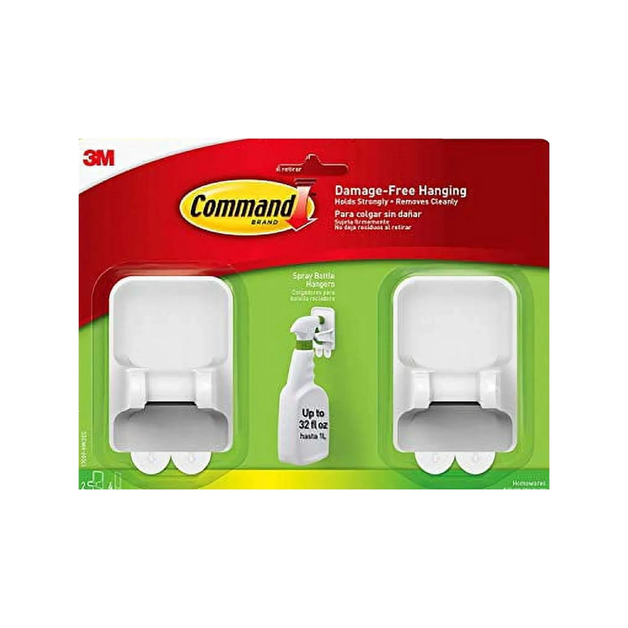 Set 2 Colgadores para Botella Rociadora Blanco