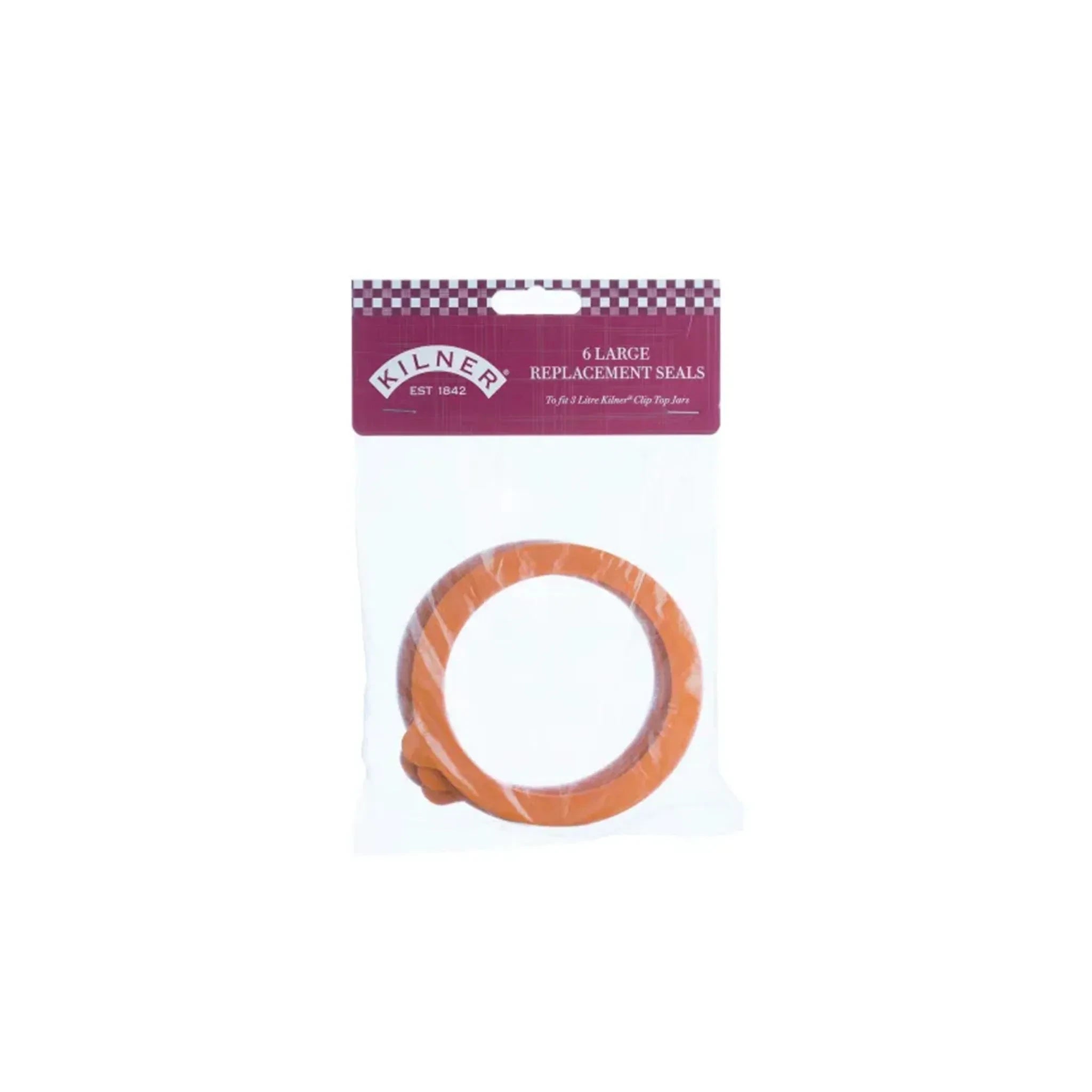 Set 6 Repuestos Silicona Frasco Kilner 3Lts