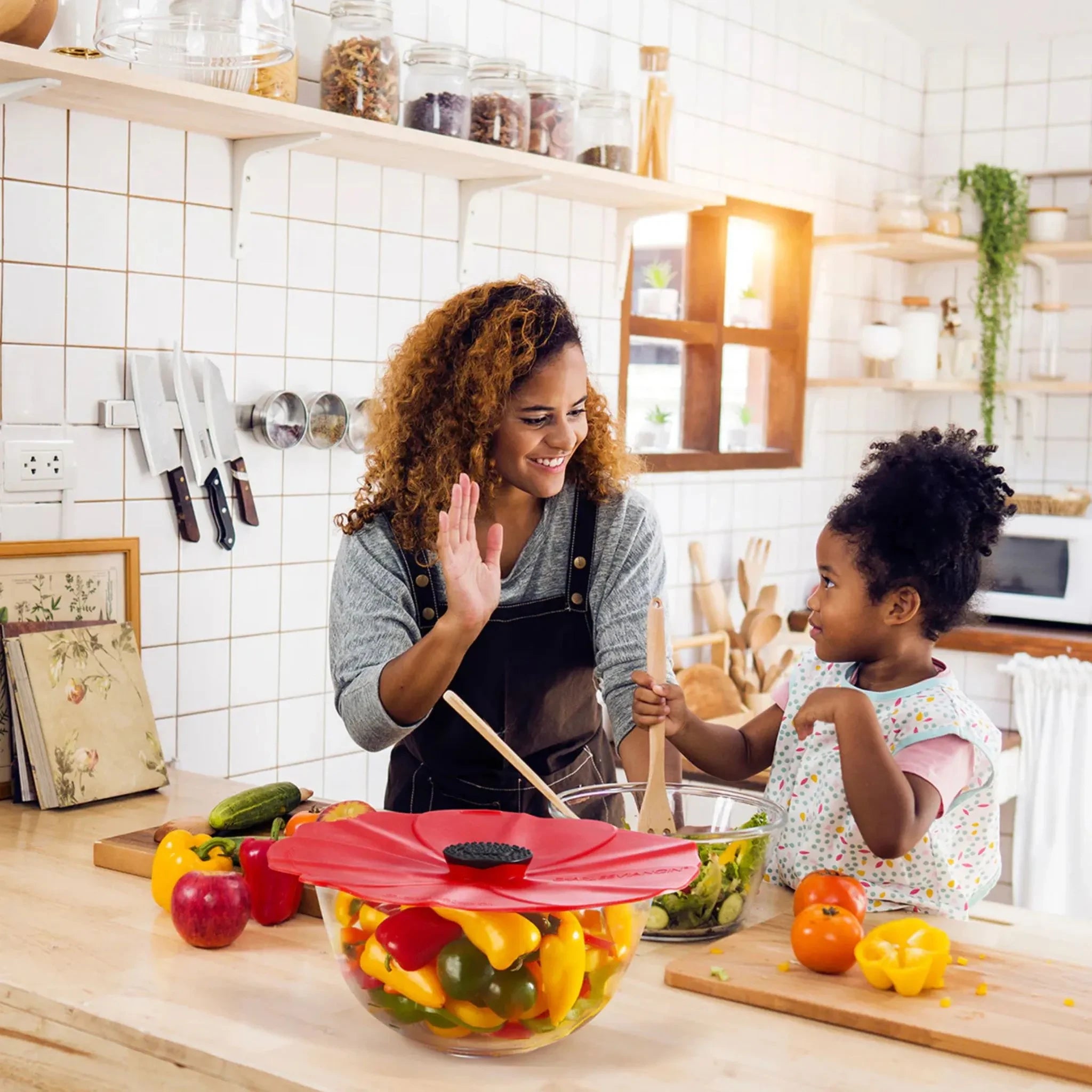Tapa de Silicona 23 cm Poppy