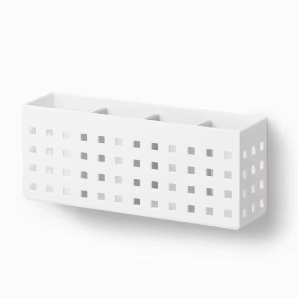 Canasto Magnético Largo para Lavadora y Refrigerador Blanco